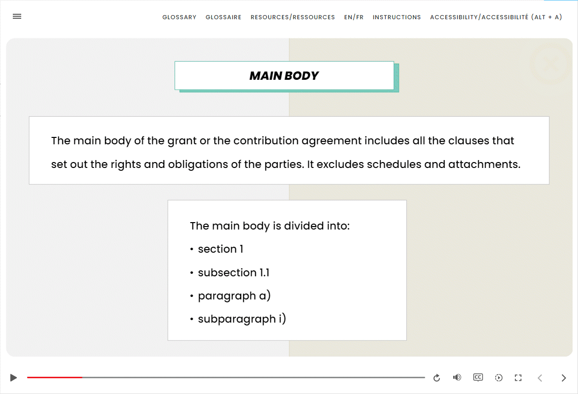 Example animation of a Storyline 360 slide, described in the following paragraph.